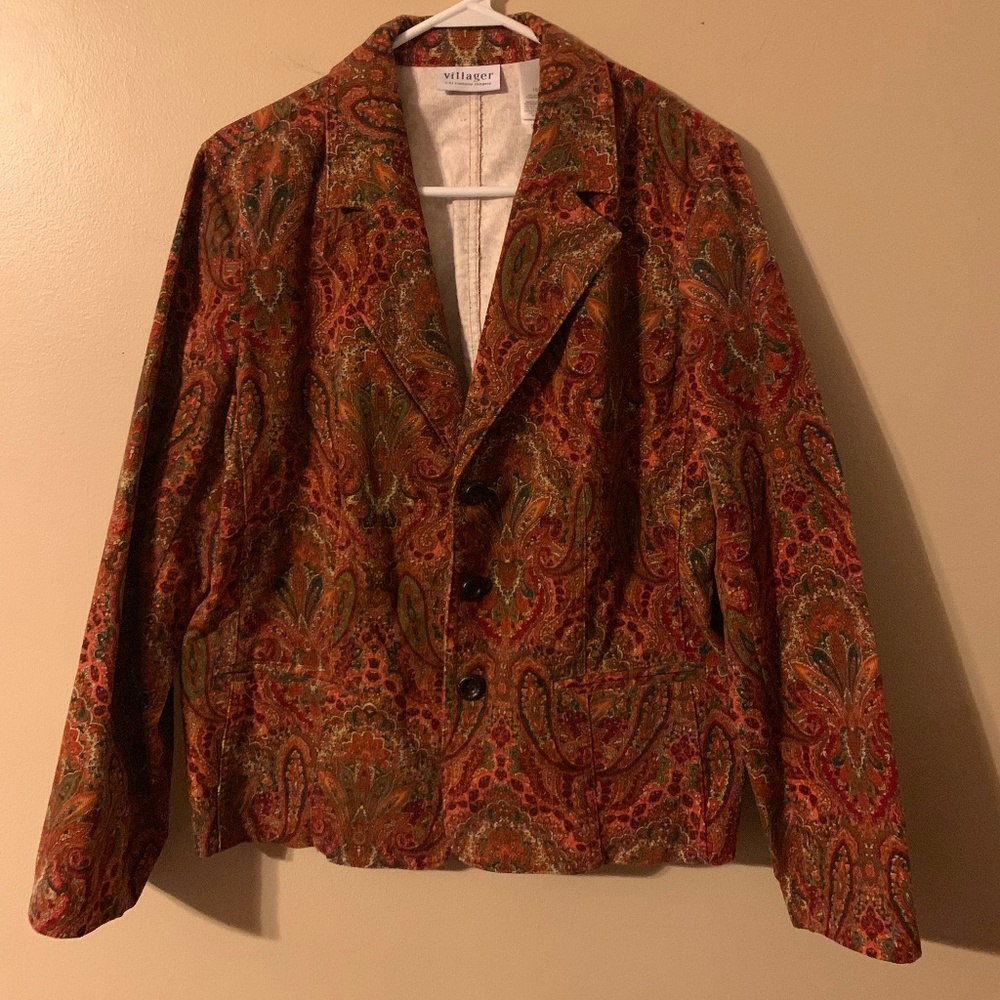 Villager by Liz Claiborne fitted blazer